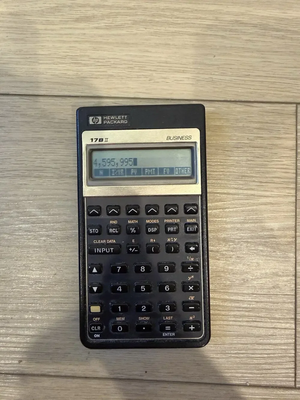 Vintage HP 17BII Hewlett Packard Business Calculator Tested